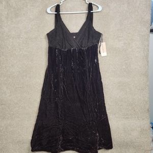 New Bandolino Chocolate Brown Midi Dress sleeveless size 12